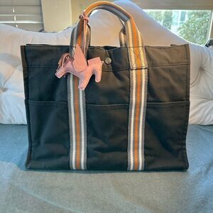Hermes canvas tote bag M